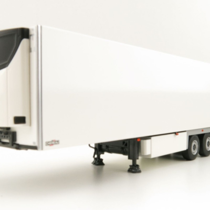 WSI 03-2036 3-Axle Chereau Refrigerated Trailer White - Scale 1:50