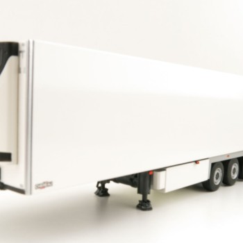 WSI 03-2036 3-Axle Chereau Refrigerated Trailer White - Scale 1:50
