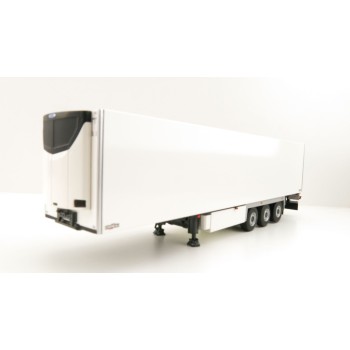 WSI 03-2036 3-Axle Chereau Refrigerated Trailer White - Scale 1:50