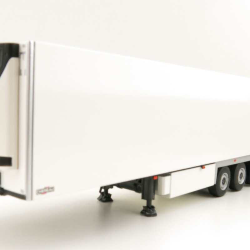 WSI 03-2036 3-Axle Chereau Refrigerated Trailer White - Scale 1:50