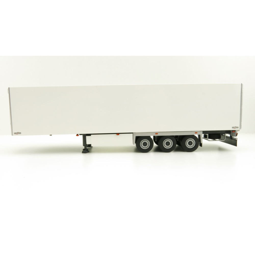 WSI 03-2036 3-Axle Chereau Refrigerated Trailer White - Scale 1:50
