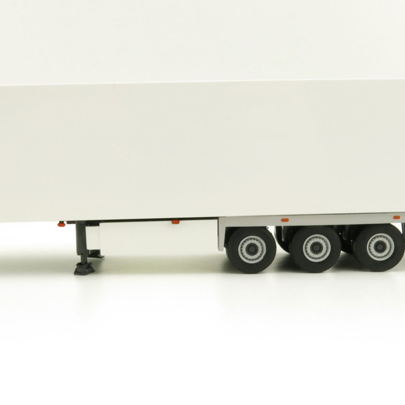 WSI 03-2036 3-Axle Chereau Refrigerated Trailer White - Scale 1:50