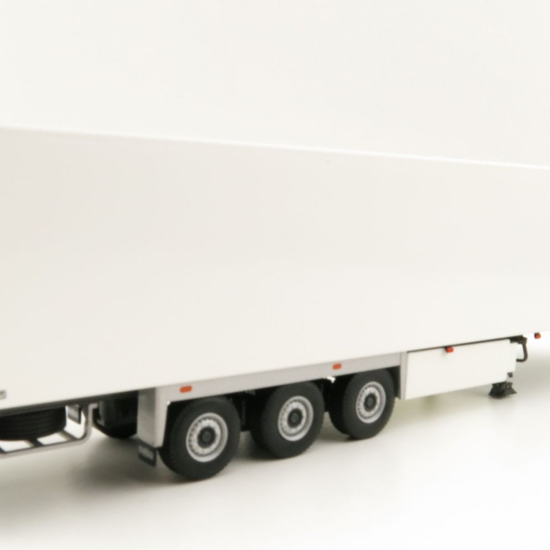WSI 03-2036 3-Axle Chereau Refrigerated Trailer White - Scale 1:50