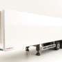 WSI 03-2037 3-Axle Schmitz Cargobull Refrigerated Trailer White - Scale 1:50