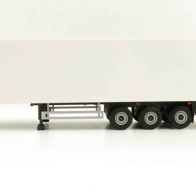 WSI 03-2037 3-Axle Schmitz Cargobull Refrigerated Trailer White - Scale 1:50