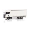 WSI 03-2052 - Scania S Highline CS20H 6x2 Tag Axle Rigid Curtainside Truck White - Scale 1:50