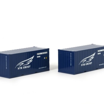 WSI 04-1124 NYK Logistics 2x 20ft Shipping Container  - Scale 1:50