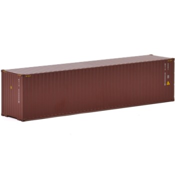 WSI 04-1171 40 ft Shipping Container - Brown - Diecast - Scale 1:50