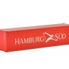 WSI 04-2034 Hamburg Sud 40ft Shipping Container - Scale 1:50