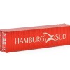 WSI 04-2034 Hamburg Sud 40ft Shipping Container - Scale 1:50