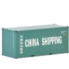 WSI 04-2036 China Shipping 20 ft Shipping Container  - Scale 1:50