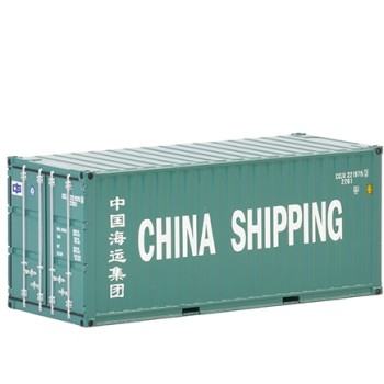WSI 04-2036 China Shipping 20 ft Shipping Container  - Scale 1:50
