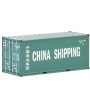 WSI 04-2036 China Shipping 20 ft Shipping Container  - Scale 1:50