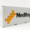 WSI 04-2102 20ft Shipping Container Nedloyd - Scale 1:50