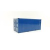 WSI 04-2122 - 20 FT Shipping Container Blue  - Scale 1:50