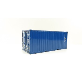 WSI 04-2122 - 20 FT Shipping Container Blue  - Scale 1:50