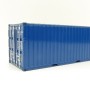 WSI 04-2122 - 20 FT Shipping Container Blue  - Scale 1:50