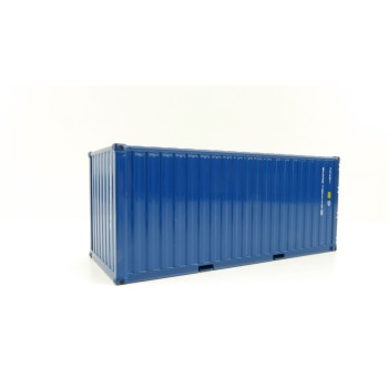 WSI 04-2122 - 20 FT Shipping Container Blue  - Scale 1:50