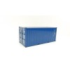 WSI 04-2122 - 20 FT Shipping Container Blue  - Scale 1:50