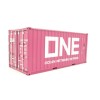 WSI 04-2131 20 FT Shipping Container ONE Ocean Express  - Scale 1:50