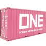 WSI 04-2131 20 FT Shipping Container ONE Ocean Express  - Scale 1:50
