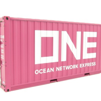 WSI 04-2131 20 FT Shipping Container ONE Ocean Express  - Scale 1:50