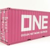 WSI 04-2131 20 FT Shipping Container ONE Ocean Express  - Scale 1:50