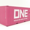 WSI 04-2131 20 FT Shipping Container ONE Ocean Express  - Scale 1:50