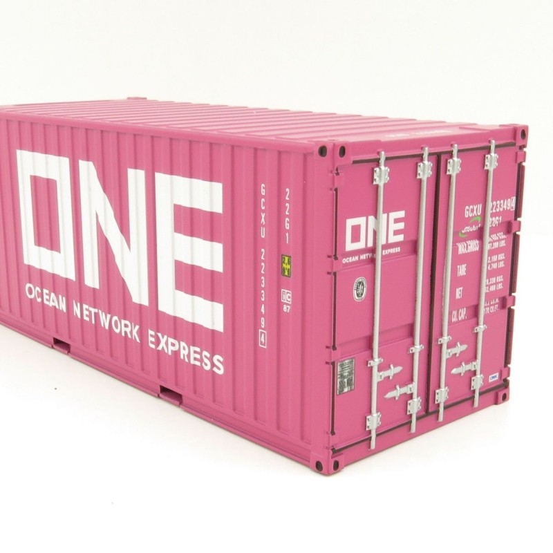 WSI 04-2131 20 FT Shipping Container ONE Ocean Express  - Scale 1:50