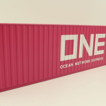 WSI 04-2137 40 FT Shipping Container ONE Ocean Express  - Scale 1:50