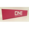 WSI 04-2137 40 FT Shipping Container ONE Ocean Express  - Scale 1:50