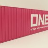 WSI 04-2137 40 FT Shipping Container ONE Ocean Express  - Scale 1:50
