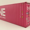 WSI 04-2137 40 FT Shipping Container ONE Ocean Express  - Scale 1:50
