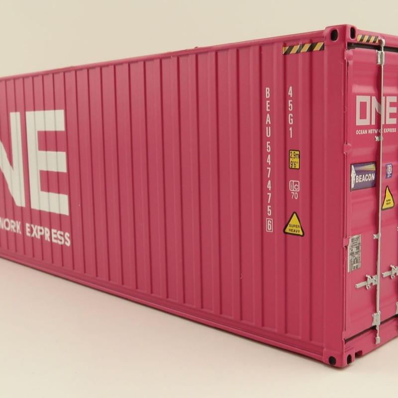 WSI 04-2137 40 FT Shipping Container ONE Ocean Express  - Scale 1:50