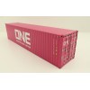 WSI 04-2137 40 FT Shipping Container ONE Ocean Express  - Scale 1:50