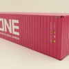 WSI 04-2137 40 FT Shipping Container ONE Ocean Express  - Scale 1:50