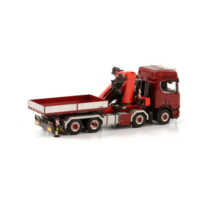 WSI 04-2140 Scania R Highline CR20H 8x4 Truck Swap Body with Palfinger PK 165.002 TECH7 Crane + JIB - Scale 1:50