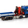 WSI 04-2141 Volvo FH5 Globetrotter Truck Swap Body with Palfinger PK 135.002 TECH7 Crane + JIB - Scale 1:50