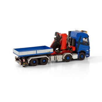 WSI 04-2141 Volvo FH5 Globetrotter Truck Swap Body with Palfinger PK 135.002 TECH7 Crane + JIB - Scale 1:50