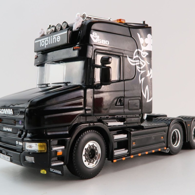 WSI 04-2195 Scania 4 Series Torpedo Topline 6x2 Tag Axle Prime Mover Truck - Scale 1:50