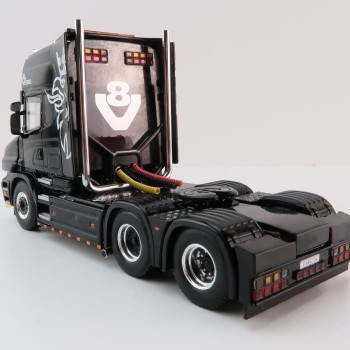 WSI 04-2195 Scania 4 Series Torpedo Topline 6x2 Tag Axle Prime Mover Truck - Scale 1:50