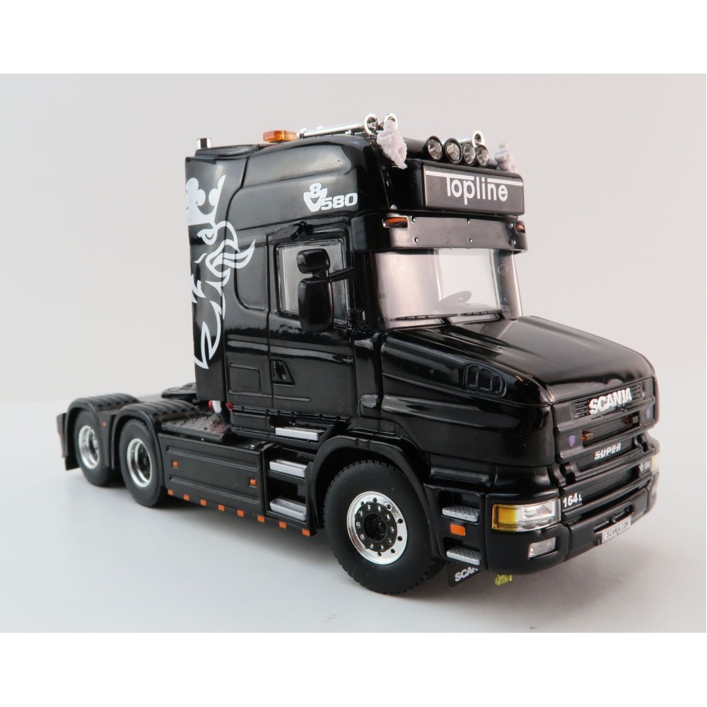 WSI 04-2195 Scania 4 Series Torpedo Topline 6x2 Tag Axle Prime Mover Truck - Scale 1:50