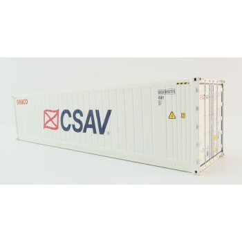 WSI 04-2197 CSAV Seaco 40 ft Reefer Carrier Shipping Container - Scale 1:50