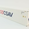 WSI 04-2197 CSAV Seaco 40 ft Reefer Carrier Shipping Container - Scale 1:50