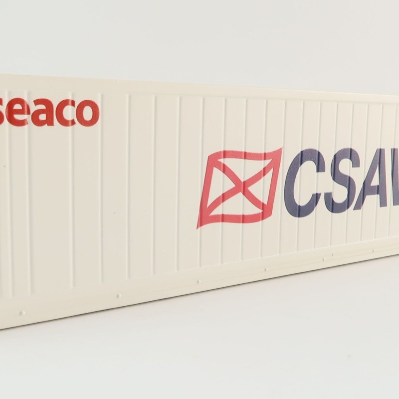 WSI 04-2197 CSAV Seaco 40 ft Reefer Carrier Shipping Container - Scale 1:50
