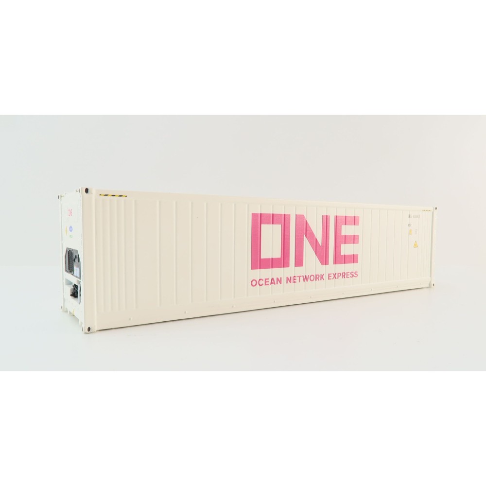 WSI 04-2201 40 ft Reefer Carrier Shipping Container ONE Ocean Express  - Scale 1:50