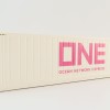 WSI 04-2201 40 ft Reefer Carrier Shipping Container ONE Ocean Express  - Scale 1:50