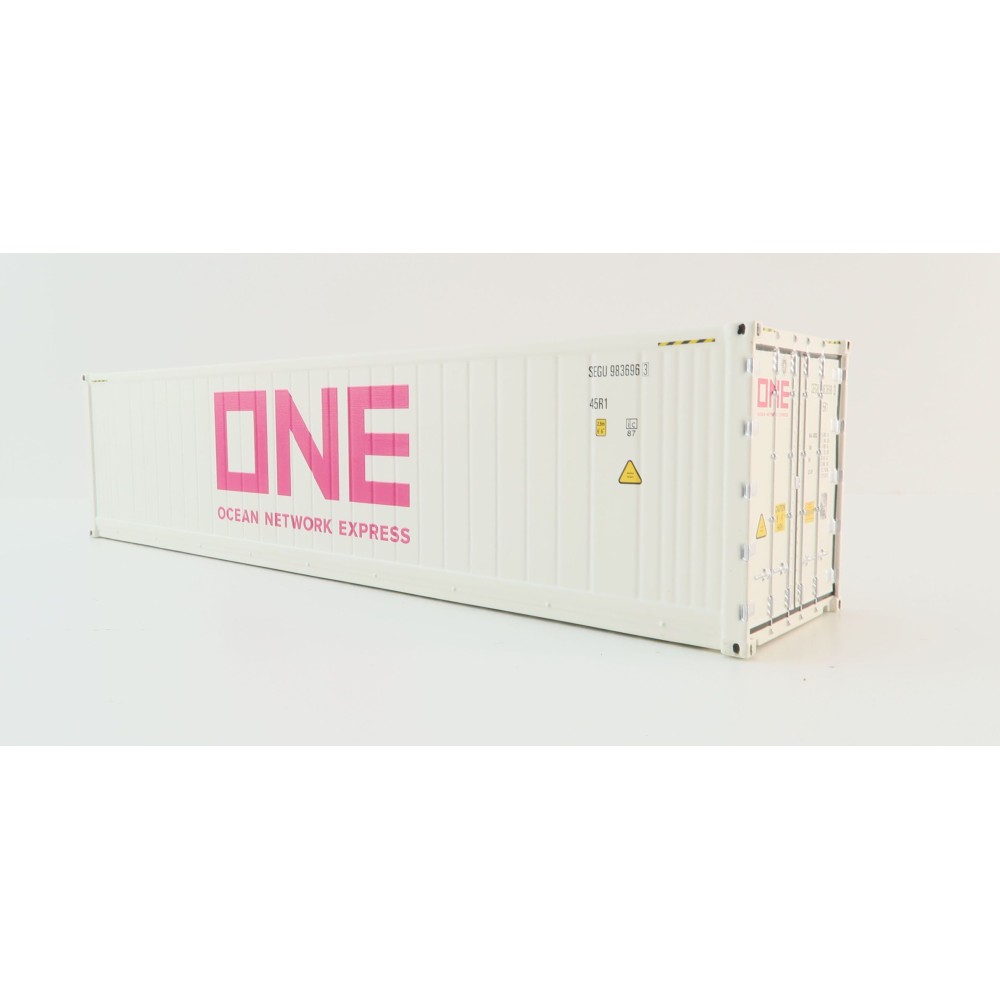 WSI 04-2201 40 ft Reefer Carrier Shipping Container ONE Ocean Express  - Scale 1:50
