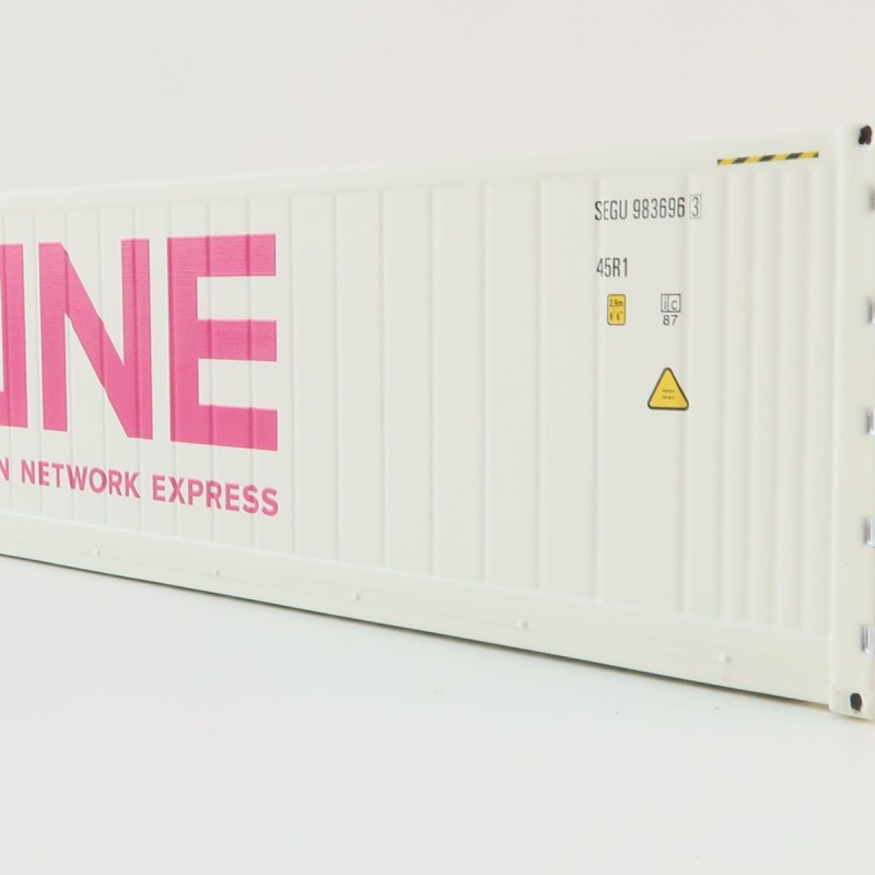 WSI 04-2201 40 ft Reefer Carrier Shipping Container ONE Ocean Express  - Scale 1:50