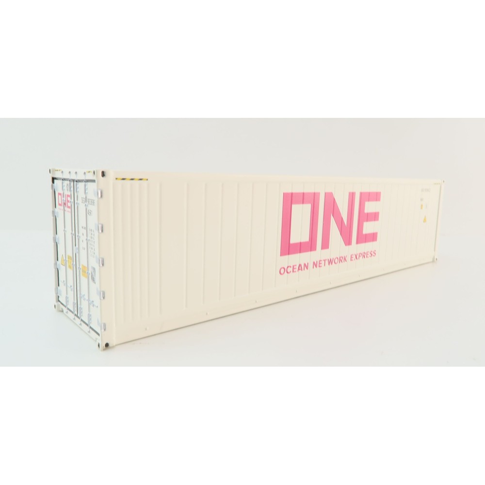 WSI 04-2201 40 ft Reefer Carrier Shipping Container ONE Ocean Express  - Scale 1:50